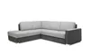 Ecksofa Sofa JUNES mit Schlaffunktion Grau / Hellgrau Produktbild-Vorschau 2