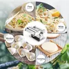 Nudelmaschine Einstellbarer Manuell Pastamaschine Silber Produktbild-Vorschau 2
