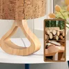Drewniana lampka nocna EDISHINE, lampa stołowa o wyglądzie Podgląd zdjęcia produktu 5
