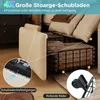 okwish Polsterbett Doppelbett Jugendbett  Produktbild-Vorschau 4