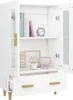 vidaXL Highboard Weiß 70x31x115 cm Holzwerkstoff Produktbild-Vorschau 4