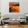 Bilder auf glas - Löwe Sonne Landschaft - 70x70cm - Produktbild-Vorschau 6