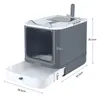 Katzenklo mit Deckel Katzentoilette Katzenklo geschlossen Produktbild-Vorschau 5