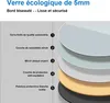Miroir de salle de bain LED rond de 120cm, dimmable + Voir les images du produit 6
