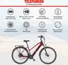 Telefunken trekingový e-bike pre ženy | elektrický bicykel Náhľad obrázku produktu 5