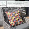 Selfitex Buntes Couchkissen, Sofakissen mit Füllung und Produktbild-Vorschau 5