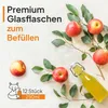 12x Glasflasche 250ml Flaschen zum Befüllen Einmachgläser Produktbild-Vorschau 3
