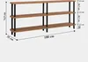 Skye Decor, Zen - Black, libreria, nero, 180 x 74,9 x 35 cm Anteprima dell’immagine prodotto 6