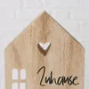 Dekoaufsteller Mein Haus grau weiß natur Holz 3 tlg. Produktbild-Vorschau 5