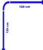 ALU rohová tyč 2s strieborná lesklá 120x120 cm - extra dlhá Náhľad obrázku produktu 3
