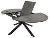Ausziehtisch 140/200 x 75 x 140 cm Aluminium ECP Anthrazit Produktbild-Vorschau 3