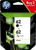 HP 62 2er-Pack Schwarz/Cyan/Magenta/Gelb Original Produktbild-Vorschau 13