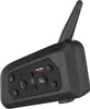 A black motorcycle helmet communication device with buttons and an antenna. Produktbild-Vorschau