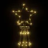 vidaXL LED-Weihnachtsbaum Kegelform Warmweiß 310 LEDs Produktbild-Vorschau 5