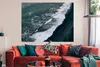 MuchoWow® Poster Wasser - Strand - Schwarz 160x120 cm - Produktbild-Vorschau 2