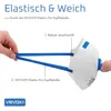 VEVOX® FFP1 Maske mit Ventil – 5er, 10er oder 20er Set – Produktbild-Vorschau 5