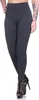 Damen Leggings Thermo Doppelripp Hoher Bund Sport Gym Produktbild-Vorschau 3