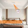 ZMH Deckenleuchte LED Deckenlampe Schlafzimmer Schwarz 32W Produktbild-Vorschau 3