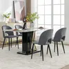 Flieks Esszimmerstühle 4er set, Essstühle Polsterstühle mit Produktbild-Vorschau 2