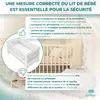 Lantigo Matelas Bébé AERO 2 Côtés 40x90 cm Respirant | Voir les images du produit 4