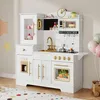 Nowoczesna drewniana kuchnia do zabaw 87 × 31 × 100 cm dla Podgląd zdjęcia produktu 3