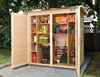 Gartenschrank weka Kompakt Q 200x125x217 cm anthrazit-weiß Produktbild-Vorschau 6