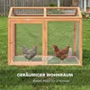 PawHut Hühnerstall 104 x 70,5 x 84 cm Freilaufgehege mit Produktbild-Vorschau 6