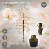 ML-Design Künstlicher Kirschblütenbaum 210 cm Rosa, Produktbild-Vorschau 2