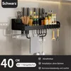 Gewürzregale, Küchenorganizer-Set, Hängendes Küchenregal Produktbild-Vorschau 3