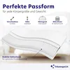 Ergonomische 7-Zonen Kaltschaummatratze - 22cm - 140 x 200 Produktbild-Vorschau 2