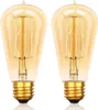 KINGSO Vintage E27 Glühbirnen (2er Set, 60W) – Für echtes Produktbild-Vorschau 1
