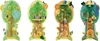 Four different views of a wooden motor skills tree toy for children. Produktbild-Vorschau