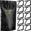 10x Tischdeckenklammern 4 cm Schwarz Edelstahl Produktbild-Vorschau 1