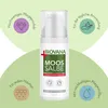 A product shot of a skincare cream bottle with marketing graphics and text surrounding it. Produktbild-Vorschau