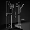 JOHO RVS douchestang, 70 cm, chroom. Doucheset met Productafbeelding-voorbeeld 17