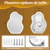 ZMH Spiegel met verlichting, asymmetrisch, LED Productafbeelding-voorbeeld 11