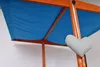 Sandkasten mit wasserdichtem Dach 120x120x120cm Naturholz Produktbild-Vorschau 3