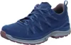 A single blue hiking shoe is shown against a white background. Produktbild-Vorschau