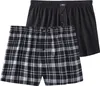 H.I.S. Boxer Boxershorts für Herren 2 -teilig schwarz / Produktbild-Vorschau 1