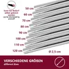HOOZ Kleiderstange Chrom mit Halterung in 5 Längen 60 - Produktbild-Vorschau 3