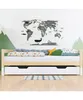 Under Bed Wooden Drawer with two cutouts BUDDY on Wheels - Produktbild-Vorschau 6