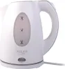 A white electric kettle is shown against a white background. Voir les images du produit