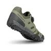 A single green and black mountain biking shoe shown from a side-diagonal angle, isolated on a white background. Produktbild-Vorschau