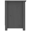 The Living Store TV-Schrank Grau 103x36,5x52 cm Massivholz Produktbild-Vorschau 4