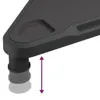 vidaXL Support d'écran d'angle noir 49x28x10,5 cm Voir les images du produit 6