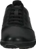 A front view of a black Geox Nebula B men's sneaker. Produktbild-Vorschau