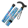 Klappbarer Stock - blau - verstellbar - 81-92 cm Produktbild-Vorschau 1