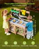 SucceBuy Spielküche für Kinder, Holz-Kinderküche mit Herd, Produktbild-Vorschau 2