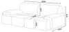 MILYSOFA SOFAMOUS Modulares, gerades Sofa, 2-Sitzer, Produktbild-Vorschau 6