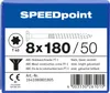 ABC SPEEDpoint Holzbauschraube Senkkopf T40 Teilgewinde Produktbild-Vorschau 1